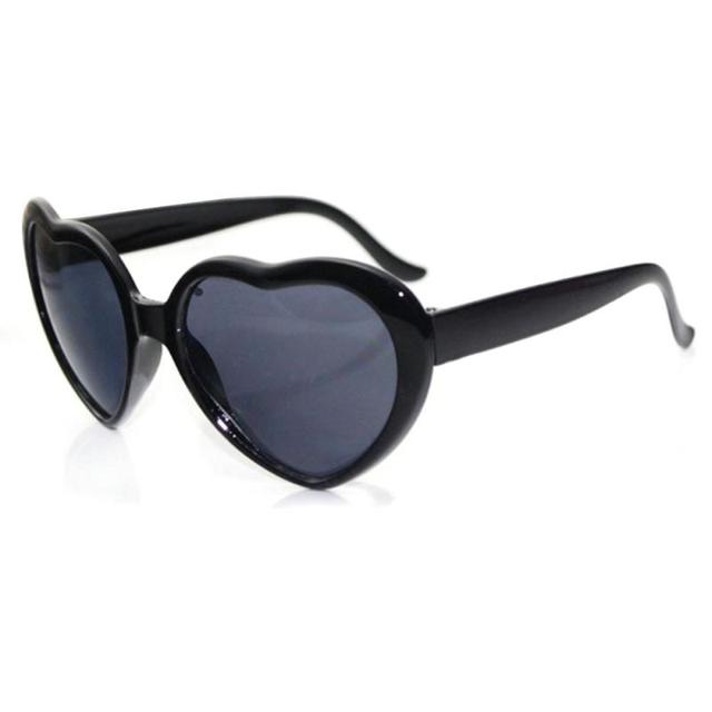 Heart Shape Lights Sunglasses